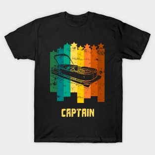 Pontoon Captain Retro T-Shirt